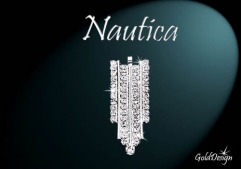 Nautica - přívěsek rhodium